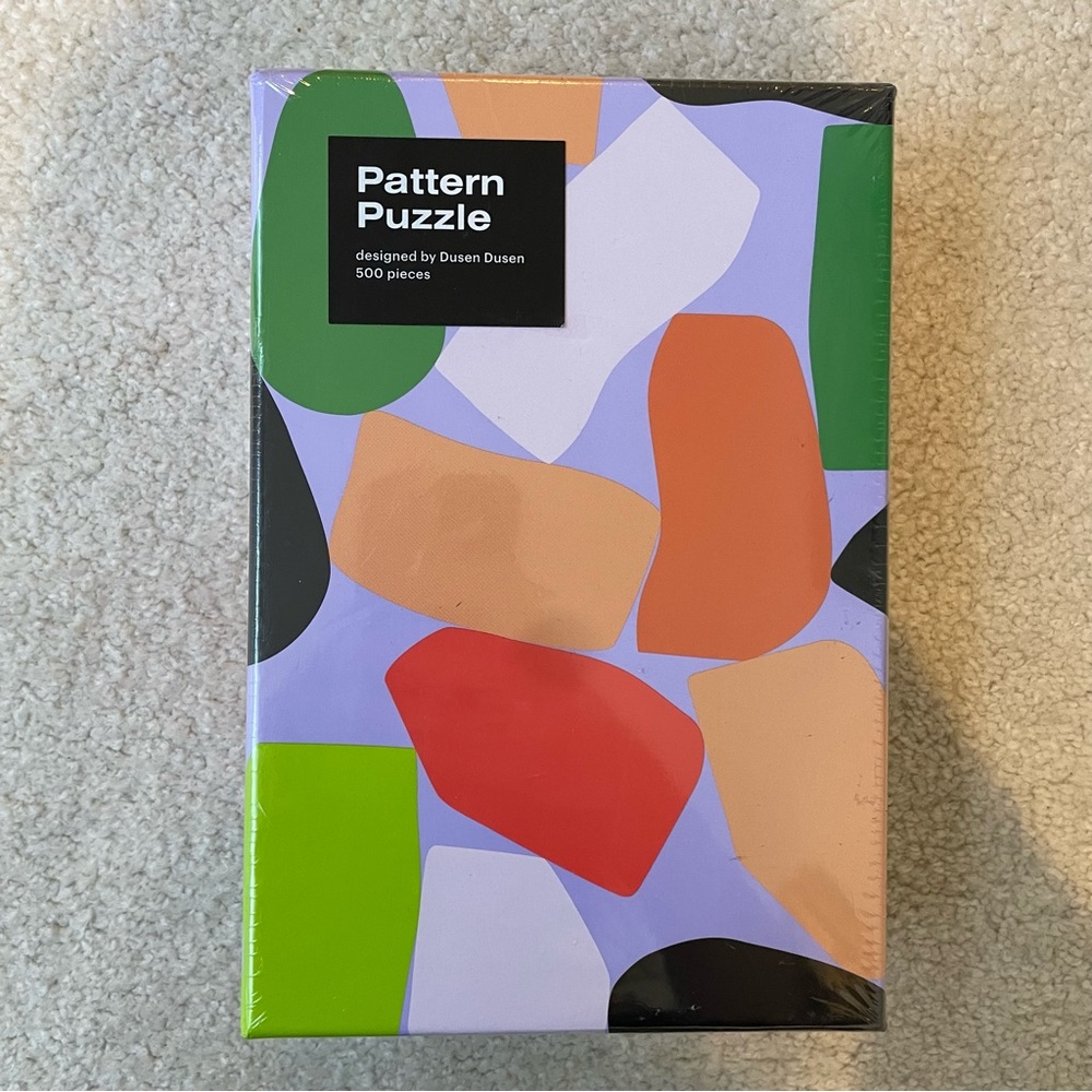 Areaware Abstract Geometric Pattern Puzzle Dusen Dusen 500 Pieces